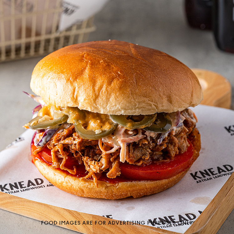 Grilled Brioche Bun BBQ Pulled Pork