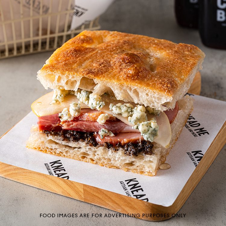 Focaccia Blue Cheese Honey & Truffle Ham