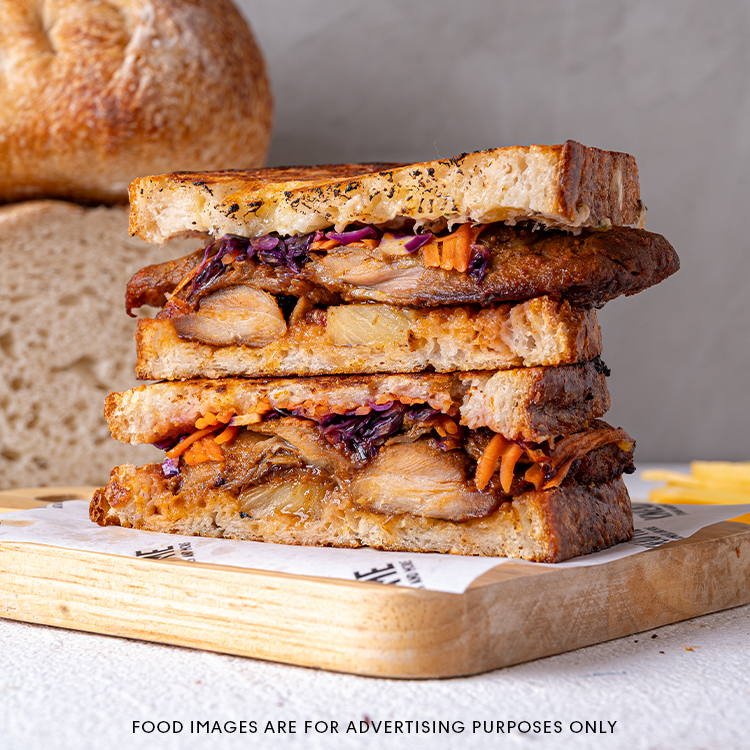 Sourdough Pineapple Chicken & Peanut Sauce