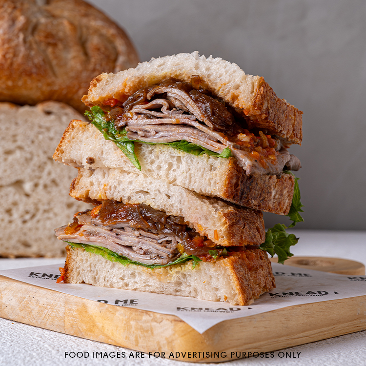 Sourdough Spicy Roast Beef & Tomato Jam
