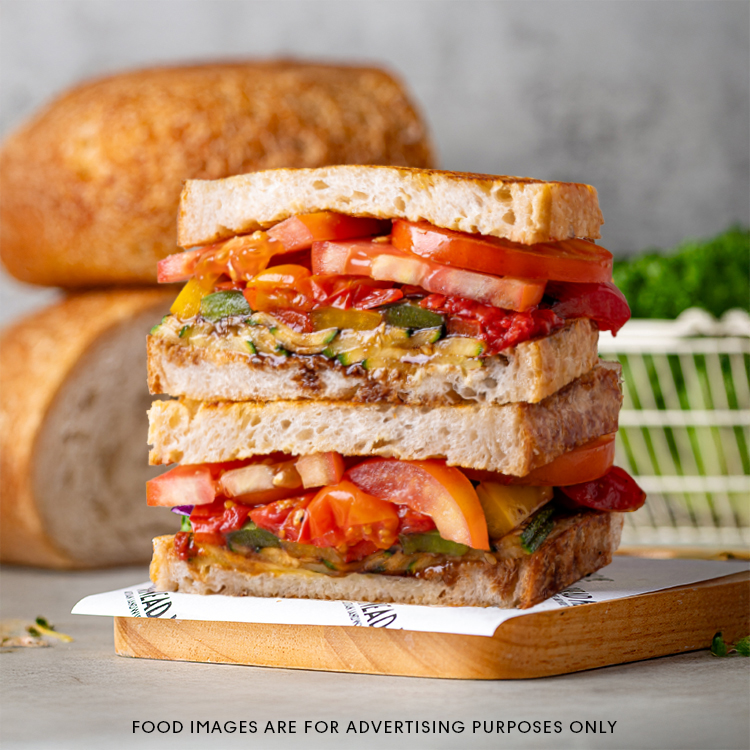 Sourdough Grilled Veggie & Hummus