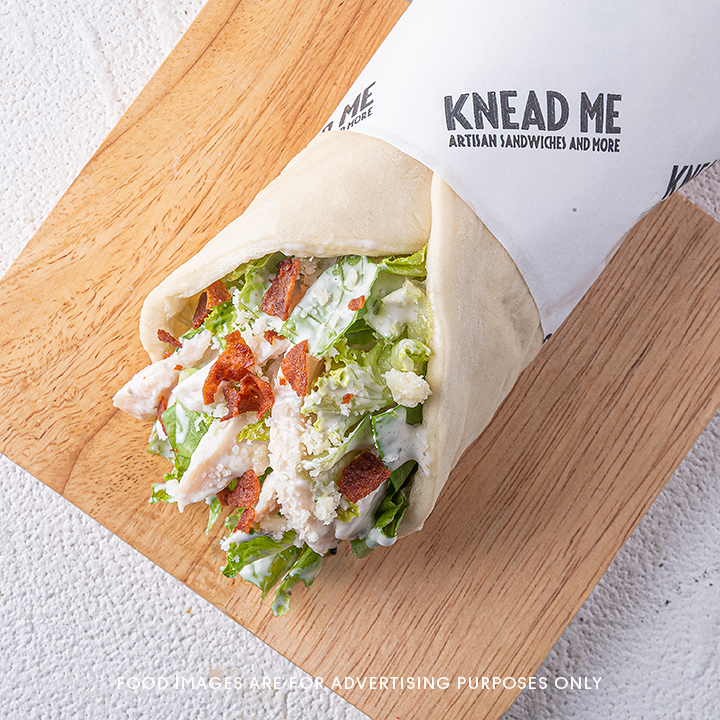 Chicken Caesar Pita Wrap